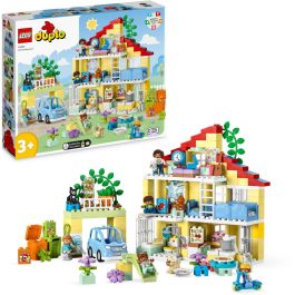 LEGO Duplo 10994 Casa Familiar 3en1 Juego de Construcción para Niños y Niñas a Partir de 3 Años con 218 Piezas Multicolor