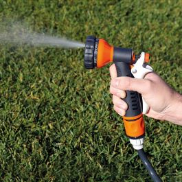 Edm Kit Manguera Espiral Riega Fácil 15 m Ø 9mm (3/8"), Presión Máxima 8 bar, Ideal Terrazas y Balcones