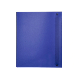 Liderpapel Carpeta 4 Anillas 40 mm Polipropileno Din A4 Azul Translucido