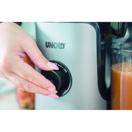 Unold 78275 Slow Juicer Sam Exprimidor Lenta, 80 RPM, 0.8 L, Carbón vegetal