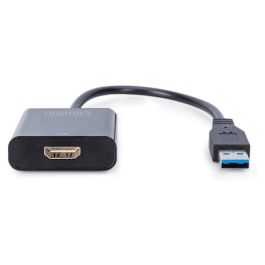 Digitus USB 3.0 to HDMI Adapter, 1080p Input USB, Output HDMI