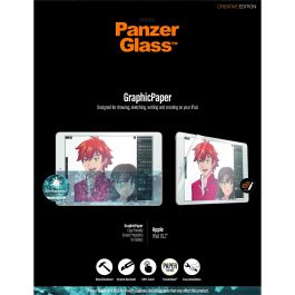 PanzerGlass Protector de Pantalla GraphicPaper para iPad 10.2" (2019-2021) - Emula Papel, Transparente, Antibacteriano