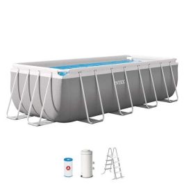Intex Piscina Prism Frame Rectangular 400x200x122cm con Bomba de Filtro Precio: 547.99000058. SKU: B12BHPY79Y