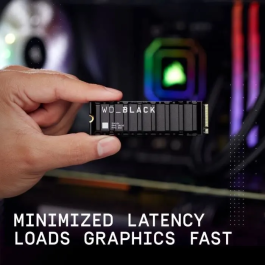 Western Digital WDS200T2XHE Disco Duro NVME SSD Interno 2TB M.2 con Radiador Negro