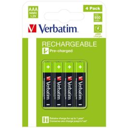 Verbatim Pilas Alcalinas Recargables Aaa - Hr03 - Pack 4 Unidades Sustituye 49942 Precio: 5.50000055. SKU: B17VQFZRP2