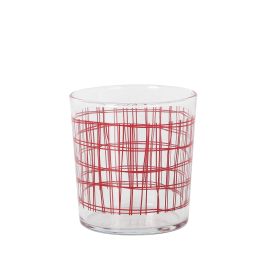 LAV Vaso Pinta de Diseño Quadro Colección, 34.5 cl (345 cc), Ø 8 x 8 x 8 cm, Referencia BDG386.3132 (24 Unidades)