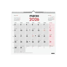 Finocam L-340x320 mm Mv Neutro Calendario de Pared 2026 para Escribir, con Espiral y Colgador, Ideal para Planificación Precio: 5.50000055. SKU: B1CKY85BQD