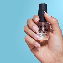 OPI START TO FINISH 3 en 1 Tratamiento base, top coat y fortalecedor 15 ml