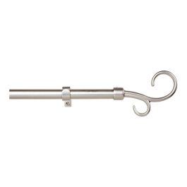 Cintacor - Stor Planet Kit barra cortina báculo extensible 160-300cm plata acabado satinado