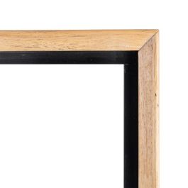 Armario Natural-Negro Madera-Metal 84,50 X 40 X 153 cm