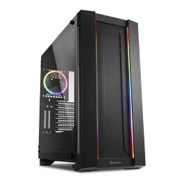 SHARKOON ELITE SHARK CA200M Midi Tower Negro - Caja PC E-ATX con Iluminación RGB, Diseño Gaming y Amplio Espacio para Hardware de Alta Gama Precio: 143.49999961. SKU: S5602532