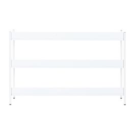 DKD Home Decor Estantería Urban de Metal Blanco con 3 Estantes Desmontable - 120x30x76 cm DKD Home Decor Estantería Urban de Metal Blanco con 3 Estantes Desmontable - 120x30x76 cm