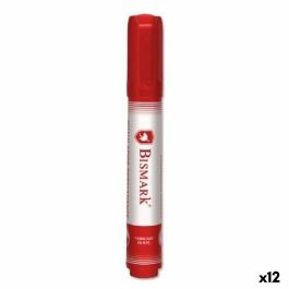 Rotulador permanente Bismark Rojo 1,5 mm (12 Unidades) Precio: 8.49999953. SKU: B1DHJG4AP7
