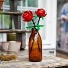 Lego Juego de Construcción Rosas Flowers Set para Niños y Adultos (+8 Años)
