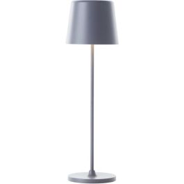 Brilliant BRI4004353428234 Lámpara de Mesa LED KAAMI 2W IP44 Metal Plástico Gris