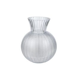 Florero Romimex Transparente Vidrio Rayas 21 x 25 x 21 cm Precio: 26.49999946. SKU: B13CJ6CS7P