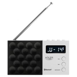 Adler Radio digital AD 1908 PLL FM Bluetooth 5.0, sintonización avanzada, 12,5 x 3 x 7 cm