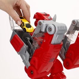 Super Robot Transformable Luz Sonido 24 X 28 X 16 CM 2 Unidades