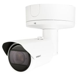 Hanwha Wisenet XNO-6123R Cámara IP PTZ Bala Exterior 2MP, Zoom Óptico 12x, Visión Nocturna 90m, WDR 150dB, IP66, PoE, Incluye Tarjeta SD