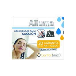 Confortime Organizador Baño Succión Alluma 30x12.5x15 cm (6 Unidades)