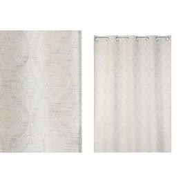 Cortina Tradicional DKD Home Decor Beige 260 x 260 x 140 cm