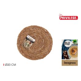 Salvamantel redondo Seagrass 20 cm Privilege (36 Unidades) Precio: 22.58999941. SKU: B1DZY6KVJD