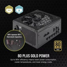 Corsair Rm1000X Fuente Alimentación PC 1000W 80 PLUS Gold Modular ATX 3.0 de Alto Rendimiento para Gaming