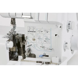 Brother M343D Overlock Máquina de coser 2 agujas, brazo libre, iluminación LED, diferencial ajustable, 3 años de garantía