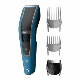 Philips HC5612/15 Cortapelos y Barba Serie 5000 DualCut, 28 alturas, 3 peines (2 pelo + 1 barba), Resistente al agua