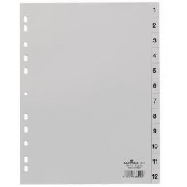 Durable Índices PP Divisores Numéricos 1-12 Vertical A4 Gris Precio: 1.49999949. SKU: B1B8EXP5ND
