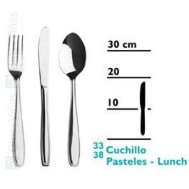 CRUZ DE MALTA Lucia Cuchillo Pastel con Grabado Inoxidable, 180 mm, para Cubiertía (Set de 12) Precio: 4.598. SKU: B1BYD3P27C