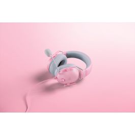 Razer BlackShark V2 X Auriculares Gaming con Micrófono Alámbrico Rosa - Sonido Envolvente Virtual 7.1 para PC/MAC