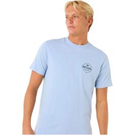 Camiseta de Manga Corta Hombre Rip Curl Staple Tee Azul Precio: 27.7332. SKU: B1CM69XSFL