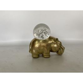 DKD Home Decor Figura Animal bola Dorado Resina Cristal 6 x 11.3 x 12.7 cm (6 Unidades)