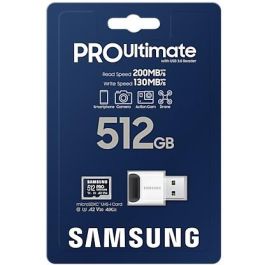 CARD 512GB Samsung PRO Ultimate microXC 200MB/s +USB-Kartenleser