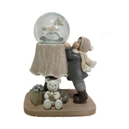 Figura Navidad Tradicional DKD Home Decor Gris Rojo 9.5 x 16 x 12.5 cm (2 Unidades) Precio: 25.4999998. SKU: B127Q8B655