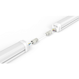 Philips Luminaria Estanca LED IP66 Enlazable 150cm Regulable 35/42/50W 160Lm/W CCT 3000K/4000K/6000K