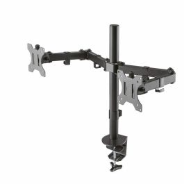 Neomounts FPMA-D550DBLACK Soporte de Escritorio Dual Full Motion para 2 Monitores 10-32" Ajustable Altura hasta 8kg Negro