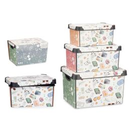 Kipit Set 3 Pzs Cajas Plástico Estampado Memories 29x23x39cm Precio: 11.58999952. SKU: S3611193