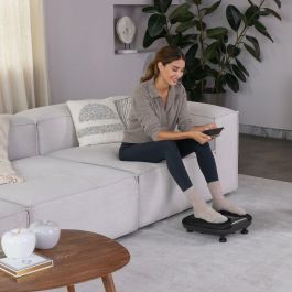 MEDISANA LM 100 - Masajeador Energizante de Pies y Piernas 2 en 1 Shiatsu + Vibración Estimulante, 2 Intensidades + Calor, Negro