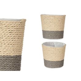 Macetero Cuerda 10X10Cm Gris Natural Ibergarden (24 Unidades) Precio: 39.49999988. SKU: B16HYB962K