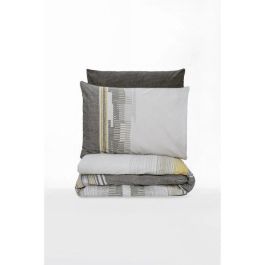 ASI8683742885542 Juego de Cama 100% Algodón Color Visón - Incluye 1 Funda Nórdica 220x240 cm + 2 Fundas Almohada 60x60 cm