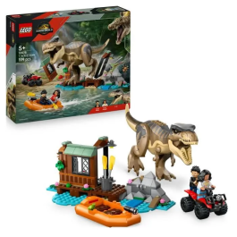 LEGO Jurassic World Huida por el Río y T. rex a la Caza 76975 Precio: 53.78999945. SKU: B149YP6YN3