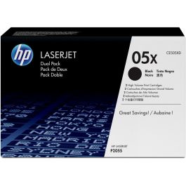 HP Toner Original 05X CE505XD Negro Doble Pack Alta Capacidad 13000 Páginas Precio: 315.59000022. SKU: S8409735