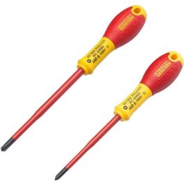 Juego de 2 Destornilladores - STANLEY FATMAX - FMHT0-62648 - Bloques de terminales aislados 1000V - PH1X100 + PH2X125 Precio: 31.78999967. SKU: B1CWEJ6XEL