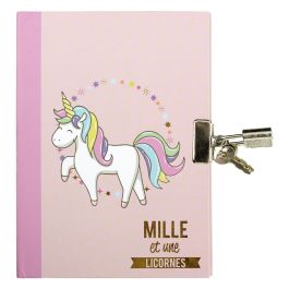 The Concept Factory Diario Unicornio Con Candado, 80 Páginas, 12x1.8x15.2 cm Precio: 2.95000057. SKU: B18KC2FKVS