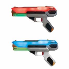 Bizak LaserX Next Level Pack Doble Blasters Láser con Escudo de Energía, 2 Modos de Disparo, Juego Juguete para Niños +3 Años