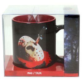 SD TOYS Taza de Cerámica Poster Mascara Viernes 13