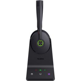 Yealink WH68 UC Auriculares Inalámbricos y Alámbricos Diadema para Llamadas/Música con Cancelación de Ruido Activo Negro
