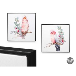 Cuadro Lienzo Marco Negro Pajaros Surtidos Giftdecor 50CM (4 Unidades) Precio: 47.49999958. SKU: B199T7EXJD